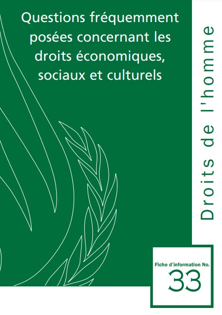 Questions fr&eacute;quemment pos&eacute;es concernant les droits &eacute;conomiques, sociaux et culturels du 04 Mars 2009